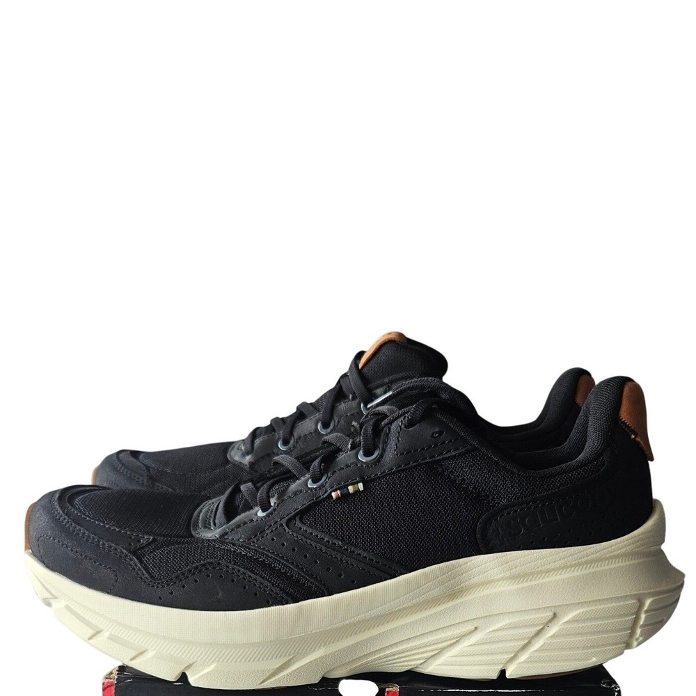 Saucony Guide Metro Mens Black Tan Running Shoes Sneakers S21003-100 Size 10 NEW